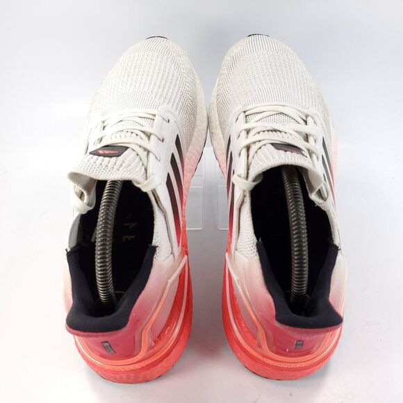 Adidas Ultraboost 2020 Athletic Running Shoe Mens Size 8 EG5177 White Red Black - Picture 4 of 9